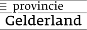 logo provincie Gelderland